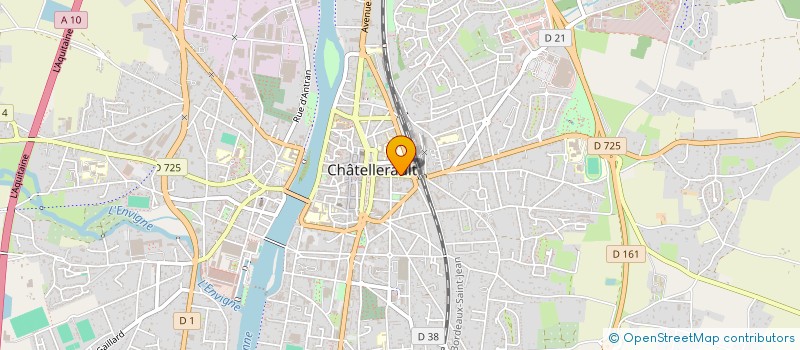 localisation de l'entreprise SELARL DE CHIRURGIENS DENTISTES DANIEL ET ROXANA MIHAI à CHATELLERAULT