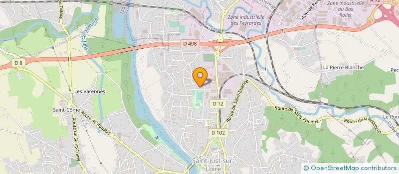 localisation de l'entreprise SELARL DE CHIRURGIENS-DENTISTES DENTECH  SAINT-JUST-SAINT-RAMBERT