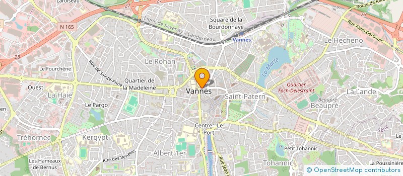 localisation de l'entreprise SELARL DE CHIRURGIENS DENTISTES DESPREZ à VANNES