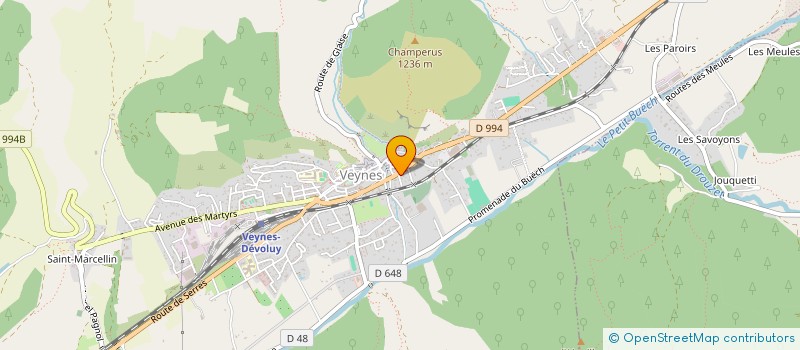 localisation de l'entreprise SELARL DE CHIRURGIENS-DENTISTES DU DOCTEUR BEORCHIA  VEYNES