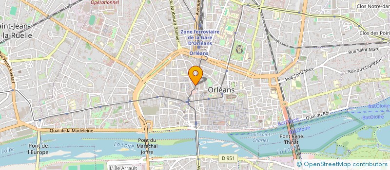 localisation de l'entreprise SELARL DE CHIRURGIENS DENTISTES DU DOCTEUR MALKA YONATANE à ORLEANS