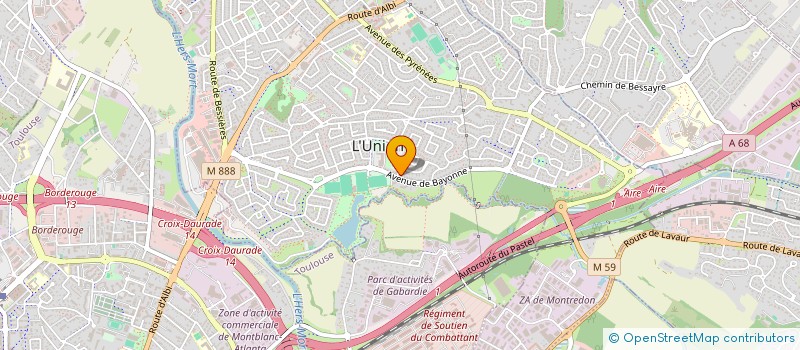 localisation de l'entreprise SELARL DE CHIRURGIENS DENTISTES GALLART à L'UNION