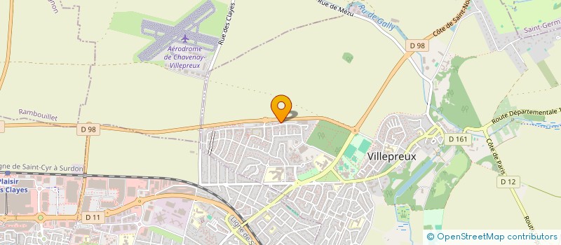 localisation de l'entreprise SELARL DE CHIRURGIENS-DENTISTES GSMK  VILLEPREUX