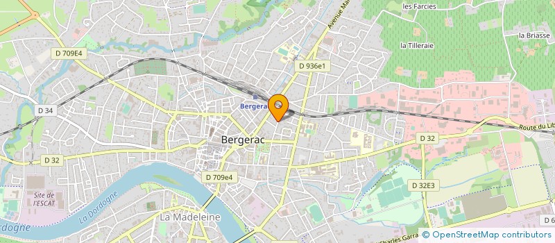 localisation de l'entreprise SELARL DE CHIRURGIENS DENTISTES J M RAYMOND à BERGERAC