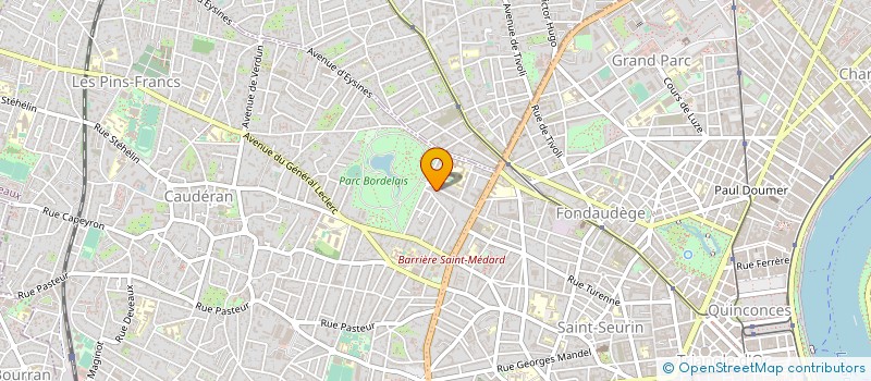 localisation de l'entreprise SELARL DE CHIRURGIENS-DENTISTES LE 72 PARC BORDELAIS à BORDEAUX
