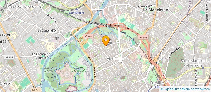 localisation de l'entreprise SELARL DE CHIRURGIENS-DENTISTES LE CARRE DES SOURIRES à LILLE