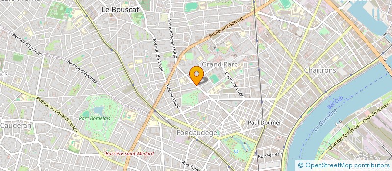 localisation de l'entreprise SELARL DE CHIRURGIENS DENTISTES MANDRON  BORDEAUX