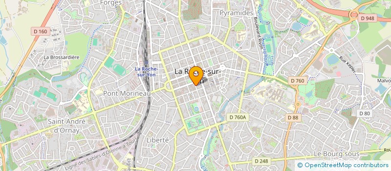localisation de l'entreprise SELARL DE CHIRURGIENS DENTISTES NIVET ET ASSOCIES à LA ROCHE-SUR-YON