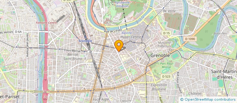 localisation de l'entreprise SELARL DE CHIRURGIENS-DENTISTES REYMOND à GRENOBLE