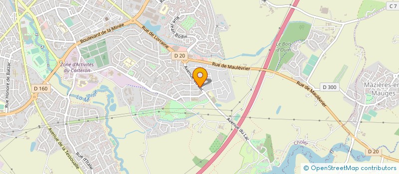 localisation de l'entreprise SELARL DE CHIRURGIENS-DENTISTES SOLEA à CHOLET
