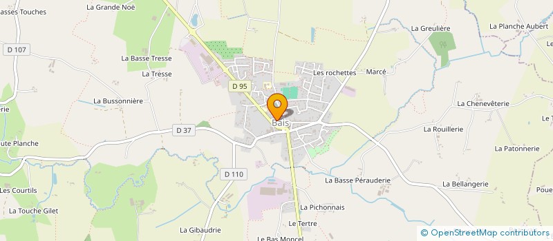 localisation de l'entreprise SELARL DE CHIRURGIENS DENTISTES STEPHANE BONNIS- SENT  BAIS