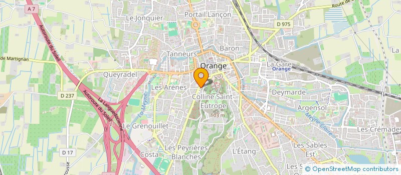 localisation de l'entreprise SELARL DE GEOMETRES EXPERTS WILLEMS LAVORINI à ORANGE