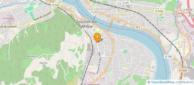 localisation de l'entreprise SELARL DE GYNECOLOGUE OBSTETRICIEN - SELARL DU DOCTEUR DURAND à TOURNON-SUR-RHONE