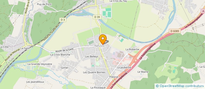 localisation de l'entreprise SELARL DE L'ESTURGEON à NEUVIC