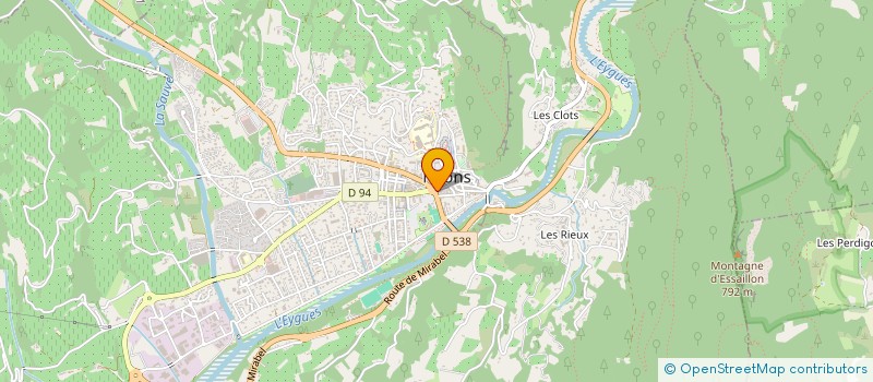 localisation de l'entreprise SELARL DE L'OLIVIER à NYONS