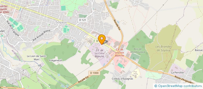 localisation de l'entreprise SELARL DE LA CROIX BLANCHE à SOYAUX