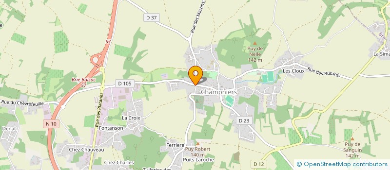 localisation de l'entreprise SELARL DE LA FONTAINE  CHAMPNIERS