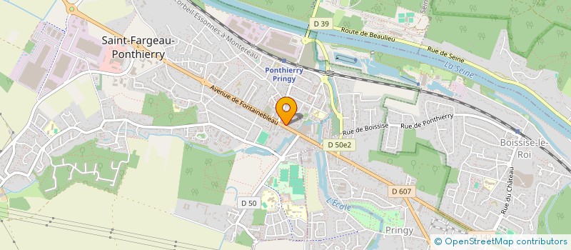 localisation de l'entreprise SELARL DE LA PHARMACIE CENTRALE  SAINT-FARGEAU-PONTHIERRY