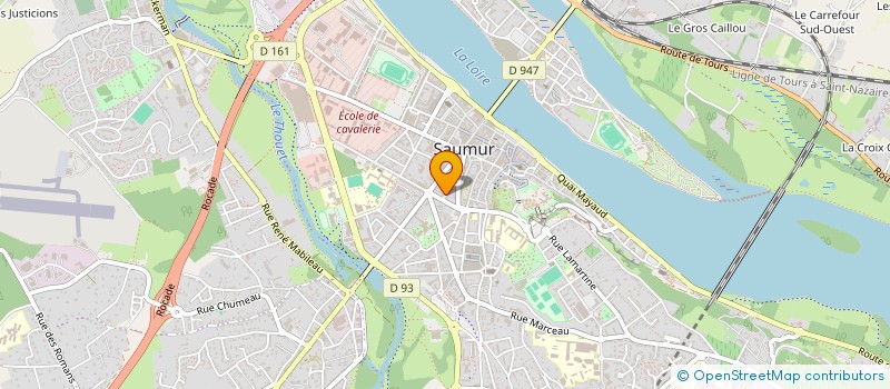 localisation de l'entreprise SELARL DE LA ROSACE à SAUMUR