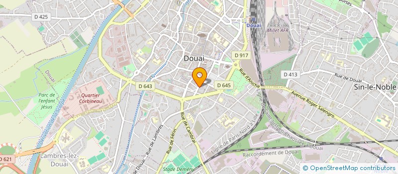 localisation de l'entreprise SELARL DE LA TOUR  DOUAI