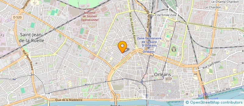 localisation de l'entreprise SELARL DE LORRIS à ORLEANS