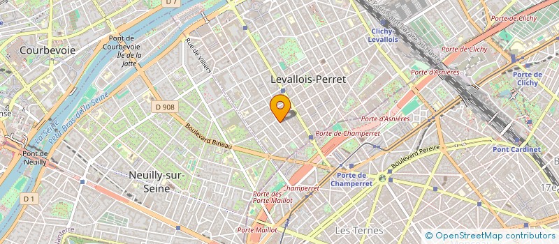 localisation de l'entreprise SELARL DE MASSEUR-KINESITHERAPEUTE DE MONSIEUR FREDERIC GUYOT à LEVALLOIS-PERRET