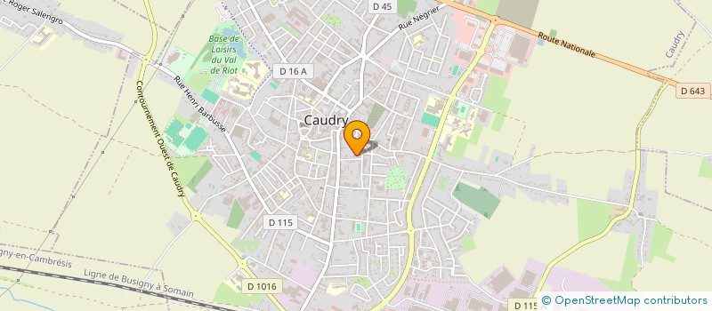 localisation de l'entreprise SELARL DE MASSEUR KINESITHERAPEUTE GRZEGORZ WEGIEL  BEAUVOIS-EN-CAMBRESIS