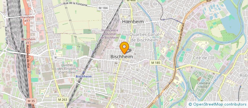 localisation de l'entreprise SELARL DE MASSEURS-KINESITHERAPEUTES M.M  BISCHHEIM