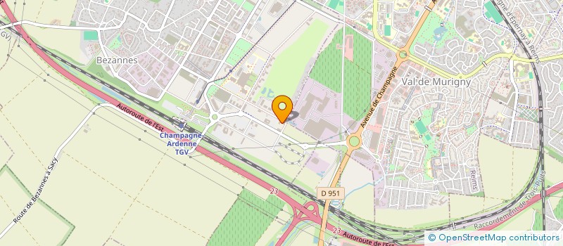 localisation de l'entreprise SELARL DE MEDECIN DOCTEUR EMMANUEL THELLIEZ  BEZANNES