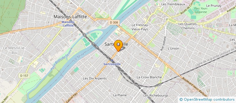 localisation de l'entreprise SELARL DE MEDECIN DU DOCTEUR FAUCK à SARTROUVILLE