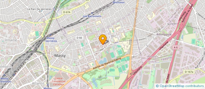 localisation de l'entreprise SELARL DE MEDECIN DU DOCTEUR NAHORY à MASSY