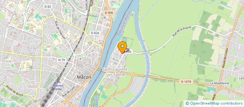 localisation de l'entreprise SELARL DE MEDECIN DU DOCTEUR THOMAS BARBARIN  SAINT-LAURENT-SUR-SAONE