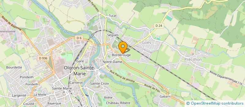 localisation de l'entreprise SELARL DE MEDECIN MARIELLE MARIMBORDES  OLORON-SAINTE-MARIE