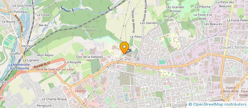 localisation de l'entreprise SELARL DE MEDECIN OLIVIER DOUCET  SAINT-CYR-SUR-LOIRE