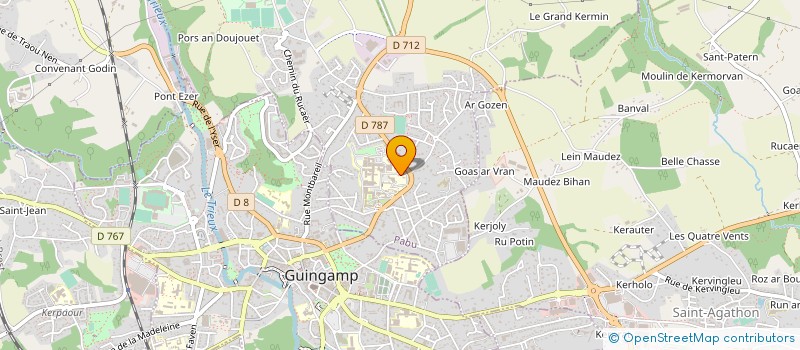 localisation de l'entreprise SELARL DE MEDECINS DOCTEUR PHILIPPE TOUCHARD  LANNION