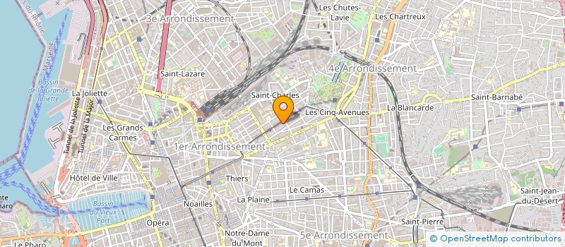 localisation de l'entreprise SELARL DE MEDECINS DU DR FREDERIC THOREAU ET ASSOCIES à MARSEILLE