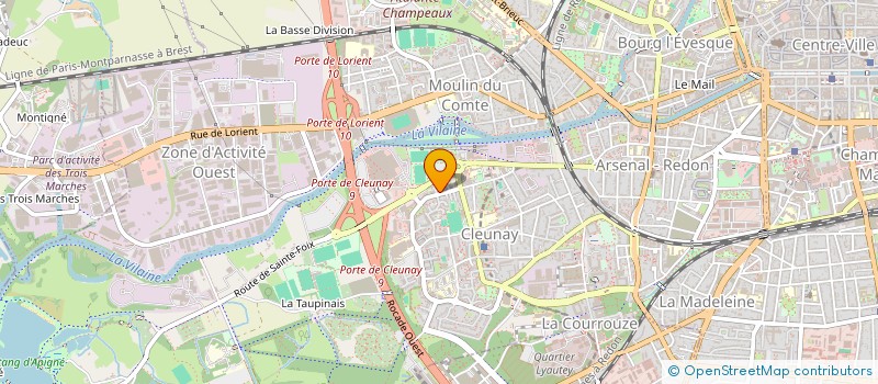 localisation de l'entreprise SELARL DE MEDECINS MOY  RENNES