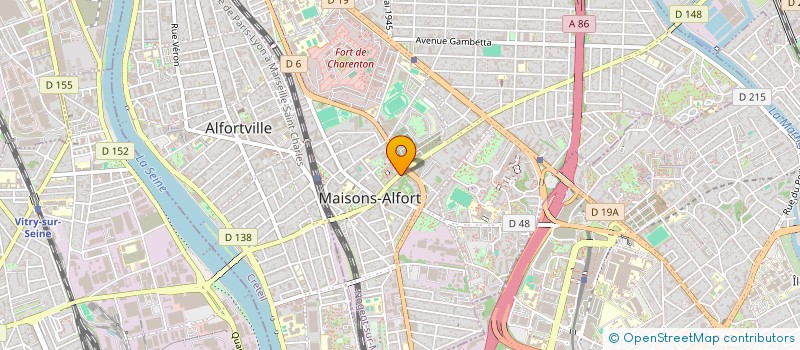 localisation de l'entreprise SELARL DE MEDECINS RADIOLOGUES I.M.M.A. IMAGERIE MEDICALE DU VAL DE MARNE  MAISONS-ALFORT