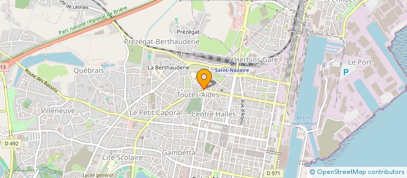 localisation de l'entreprise SELARL DE MONSIEUR MARIN-CURTOUD SILON à SAINT-NAZAIRE
