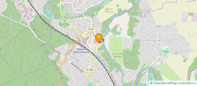 localisation de l'entreprise SELARL DE NEPHROLOGIE ET DE DIALYSE DES DOCTEURS ROSTOKER ET ASSOCIES à QUINCY-SOUS-SENART