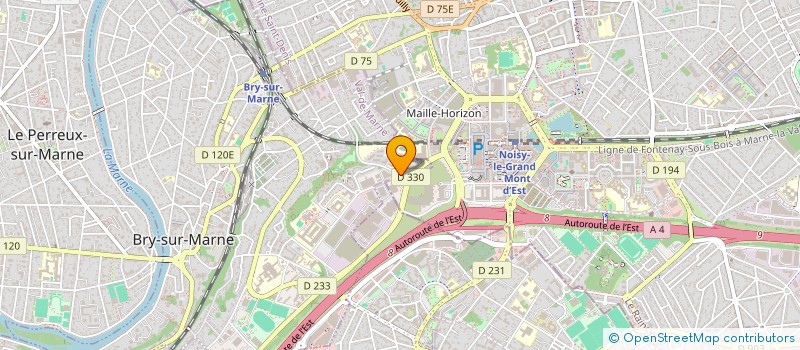 localisation de l'entreprise SELARL DE NEPHROLOGIE HPMV  BRY-SUR-MARNE