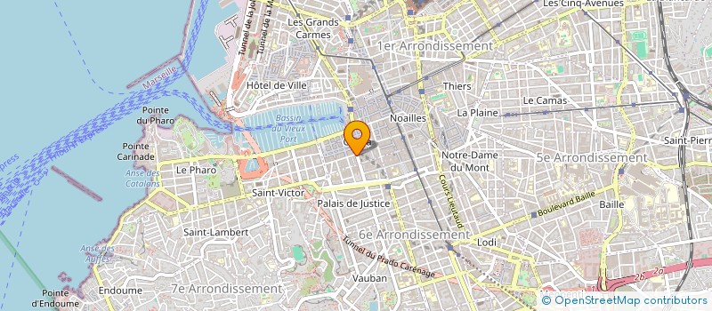 localisation de l'entreprise SELARL DE PHARMACIENS D'OFFICINE PHARMACIE CHEK à MARSEILLE