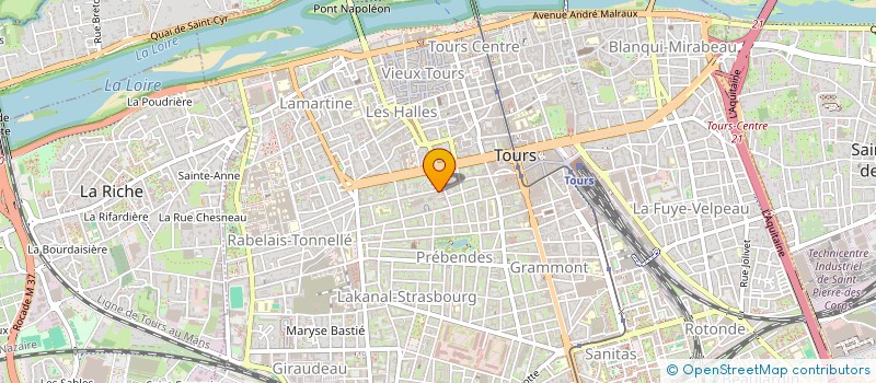 localisation de l'entreprise SELARL DE PNEUMOLOGIE 37  TOURS