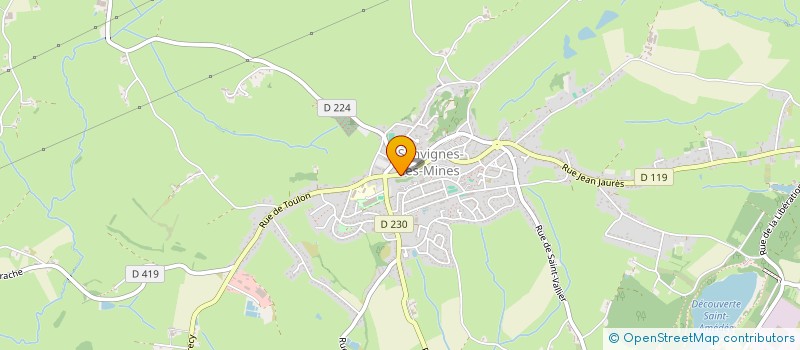 localisation de l'entreprise SELARL DE VETERINAIRE FILVET à SANVIGNES-LES-MINES
