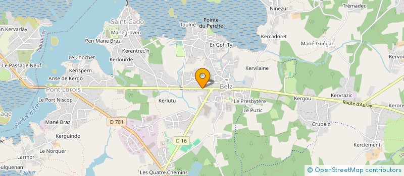 localisation de l'entreprise SELARL DE VETERINAIRES à BELZ