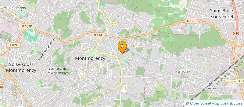 localisation de l'entreprise SELARL DE VETERINAIRES DE LA FONTAINE à MONTMORENCY