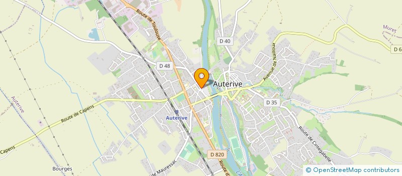 localisation de l'entreprise SELARL DE VETERINAIRES DES HAUTES EAUX à AUTERIVE