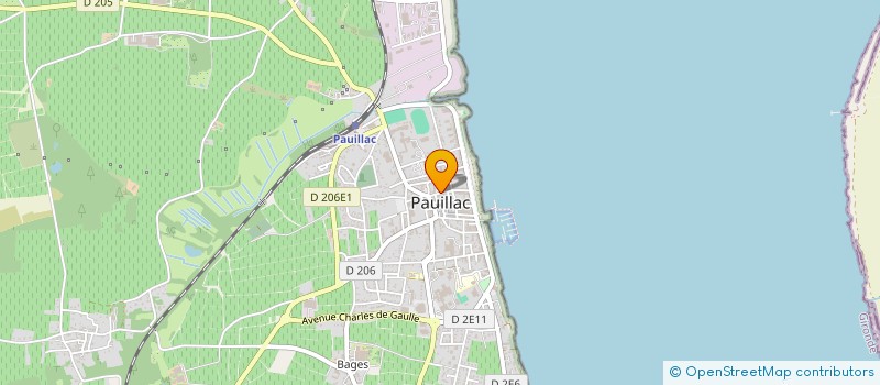 localisation de l'entreprise SELARL DE VETERINAIRES MEDULI  PAUILLAC