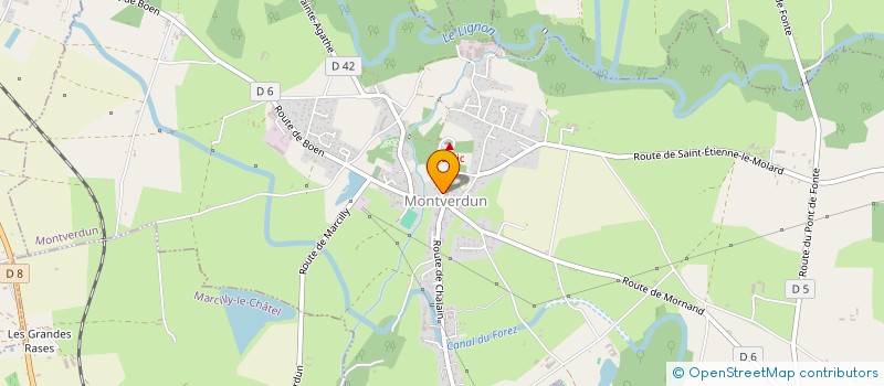 localisation de l'entreprise SELARL DE VETERINAIRES MONT'VET  MONTVERDUN