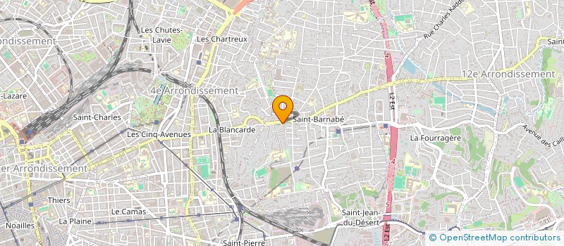 localisation de l'entreprise SELARL DECAROLI ST BARNABE à MARSEILLE